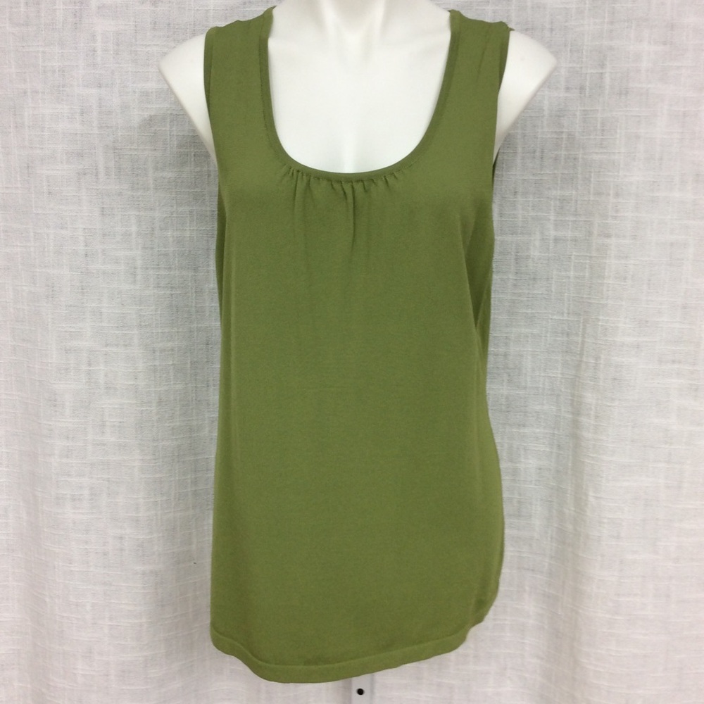 Chico’s Size 3 (Large) Green (Asparagus) Tank